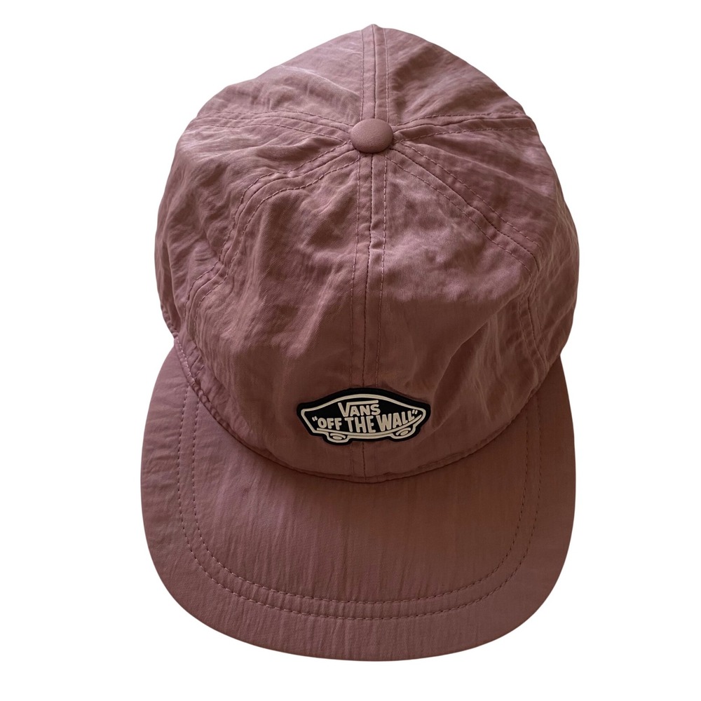 Vans Off The Wall Camper Hat Women OS Rose Mauve Bungee Toggle Skater Gorpcore